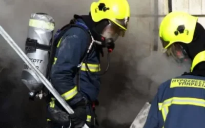 Πυρκαγιά και εκρήξεις στη Λεμεσό